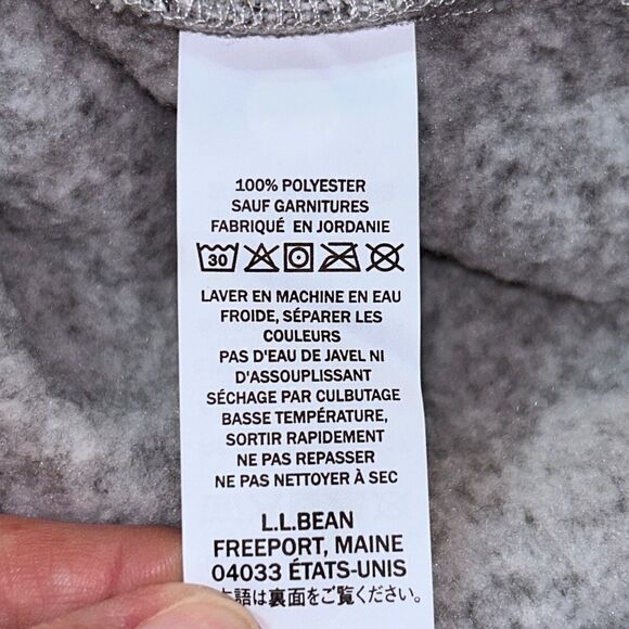 L.L.Bean Sweater Fleece Long Vest - Picture 8 of 11